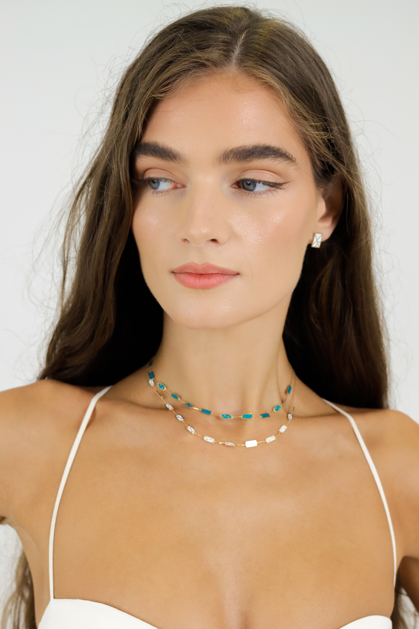 Mélange Choker Turquoise