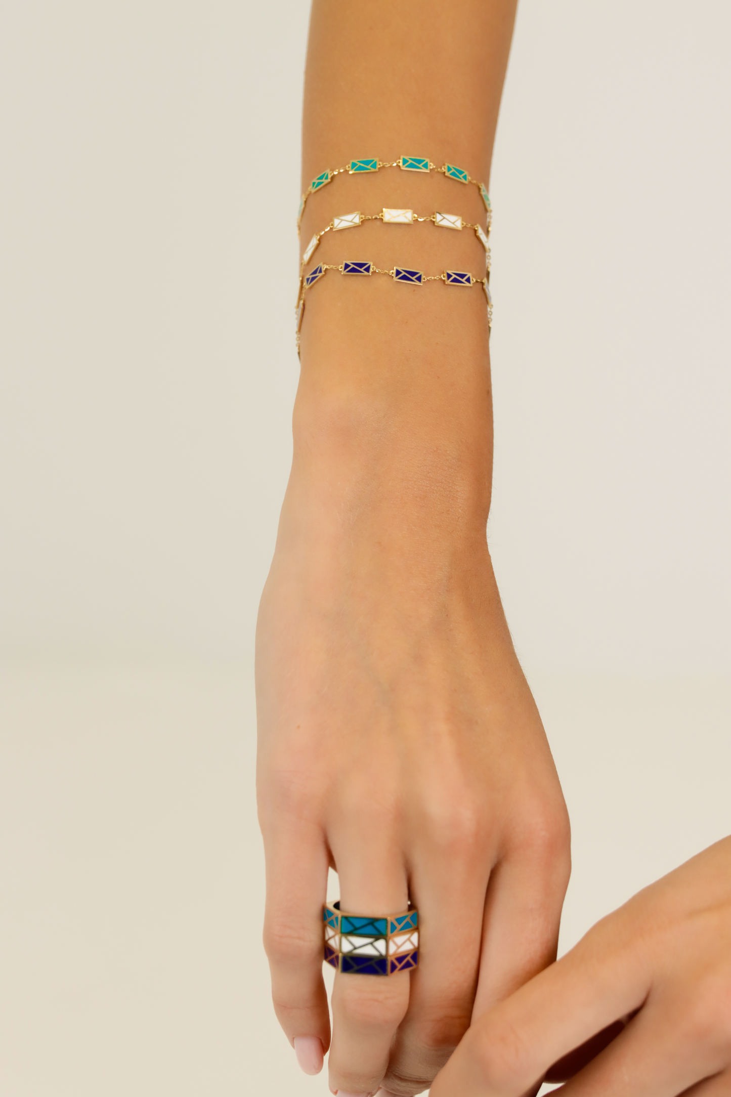 Mélange Bracelet Turquoise